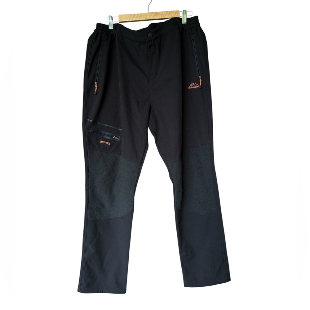 Outdoorsport WEI-TEX Hiking Pants Black Trekking Workwear Cargo Style Men's‎ XXL